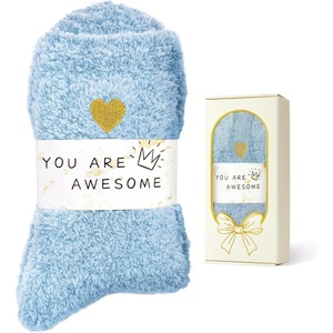 image:imageCoral Fleece Fuzzy Socks UltraSoft Warm Sleep Socks Unisex Cozy Gift  Cloudsoft coral fleece wraps feet in gentle warmth for sleeping lounging spa days and comforting selfcare giftsBlue